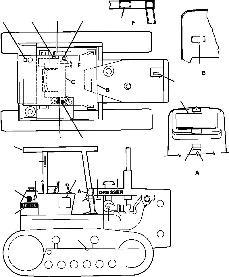 SERVICE CHART 1206 733 H1 KOMATSU