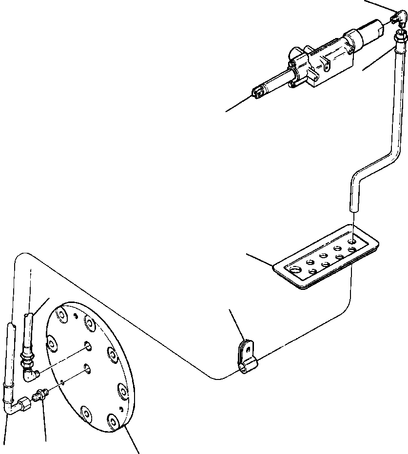 HOSE, LEFT INLET 716 360 C1 KOMATSU