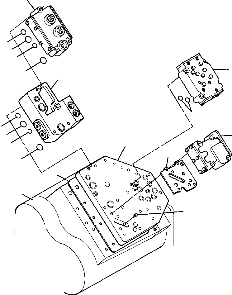MANIFOLD, VALVE 738 283 C1 KOMATSU