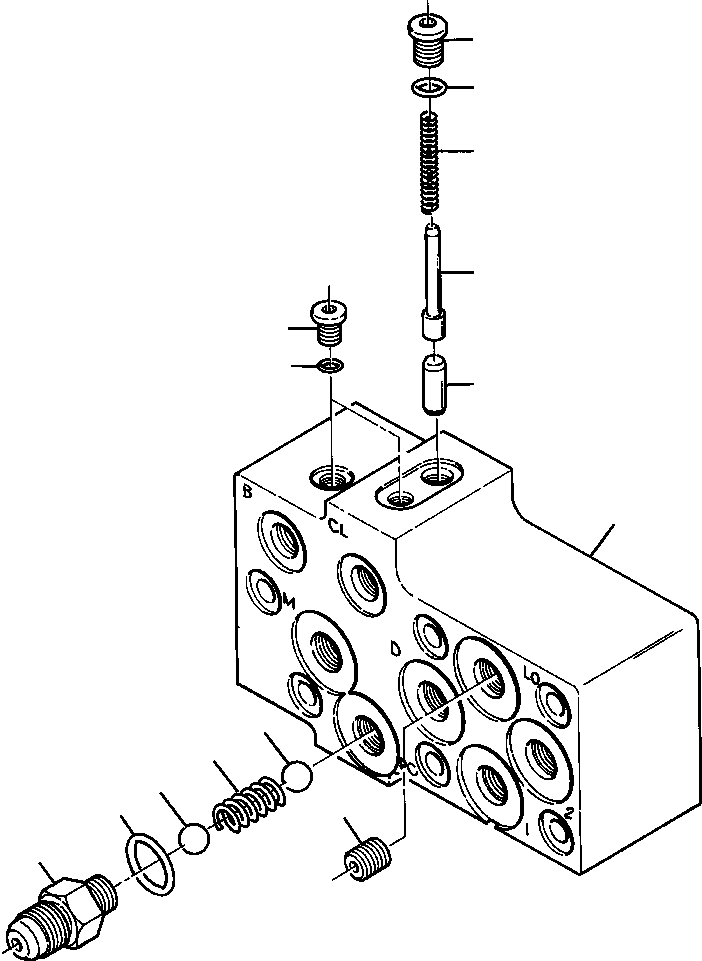 PLUG, ORIFICE 738 107 C2 KOMATSU