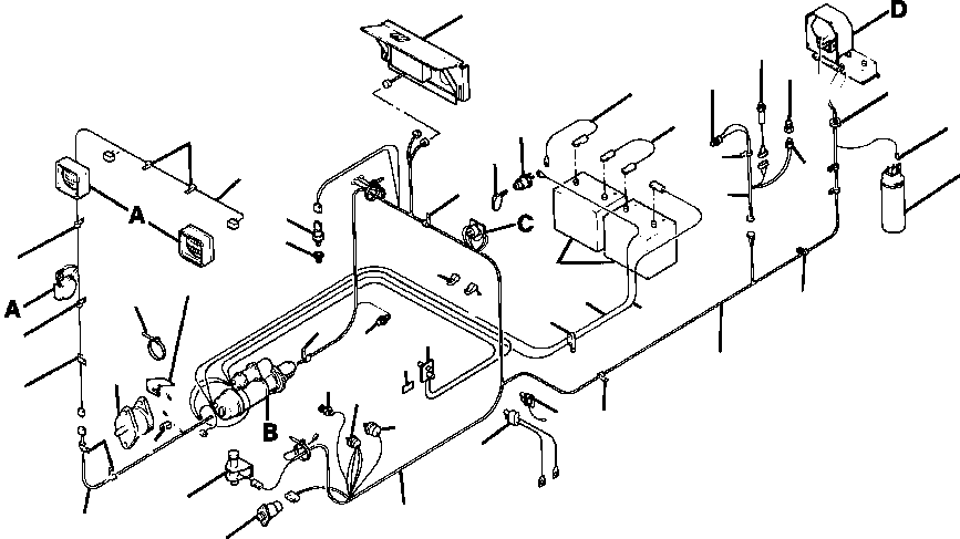 CABLE, BATTERY TO CRANKING MOTOR 1245 007 H1 KOMATSU