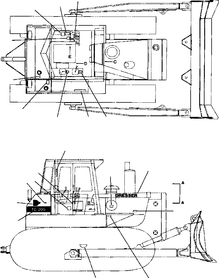 TRANSMISSION SHIFTING DIAGRAM 741 048 C1 KOMATSU