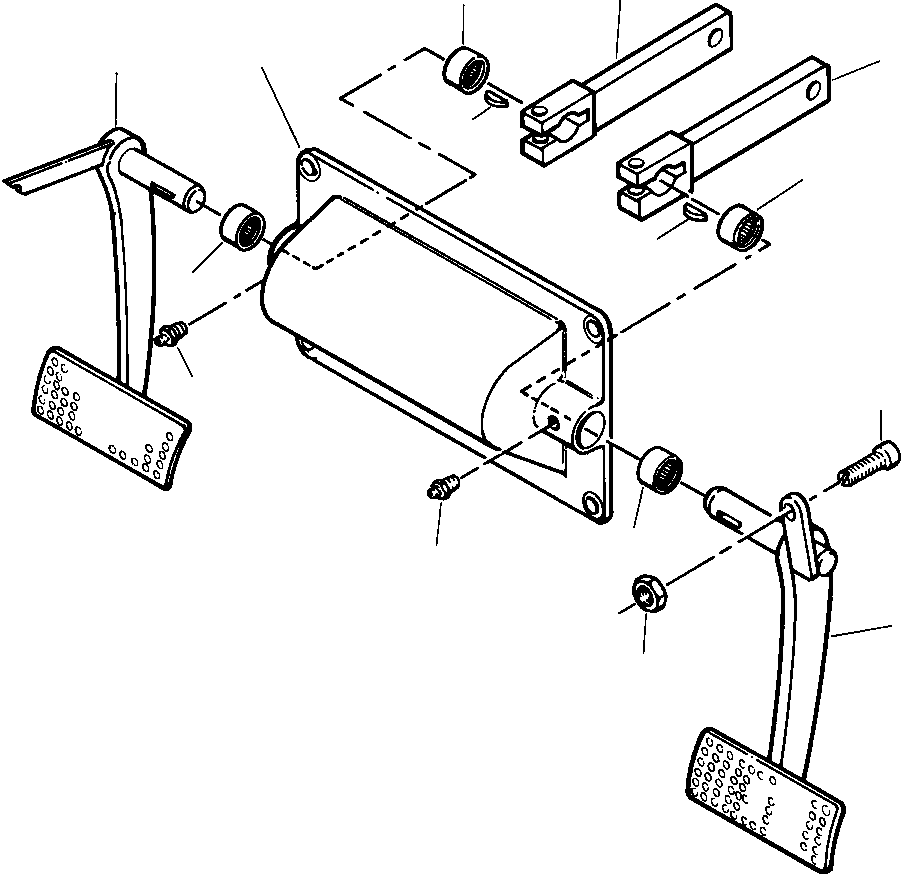 LEVER, CLAMPED 740 469 C1 KOMATSU