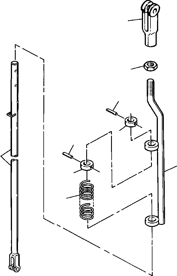 ROD, REAR 740 557 C1 KOMATSU