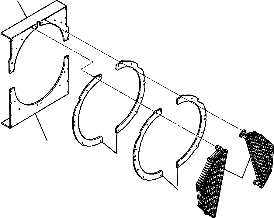 SHROUD, FAN LOWER 742 211 C91 KOMATSU