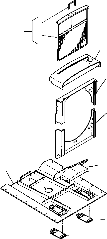 HANDLE, PINNED 706 211 C1 KOMATSU