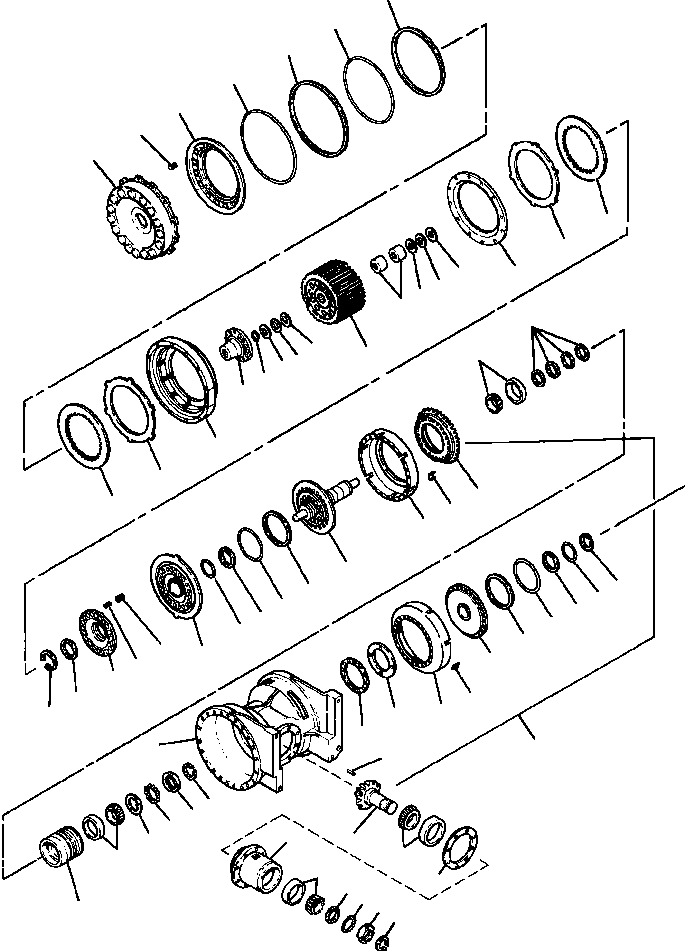 WASHER, CARRIER BEARING LOCK 271 233 KOMATSU