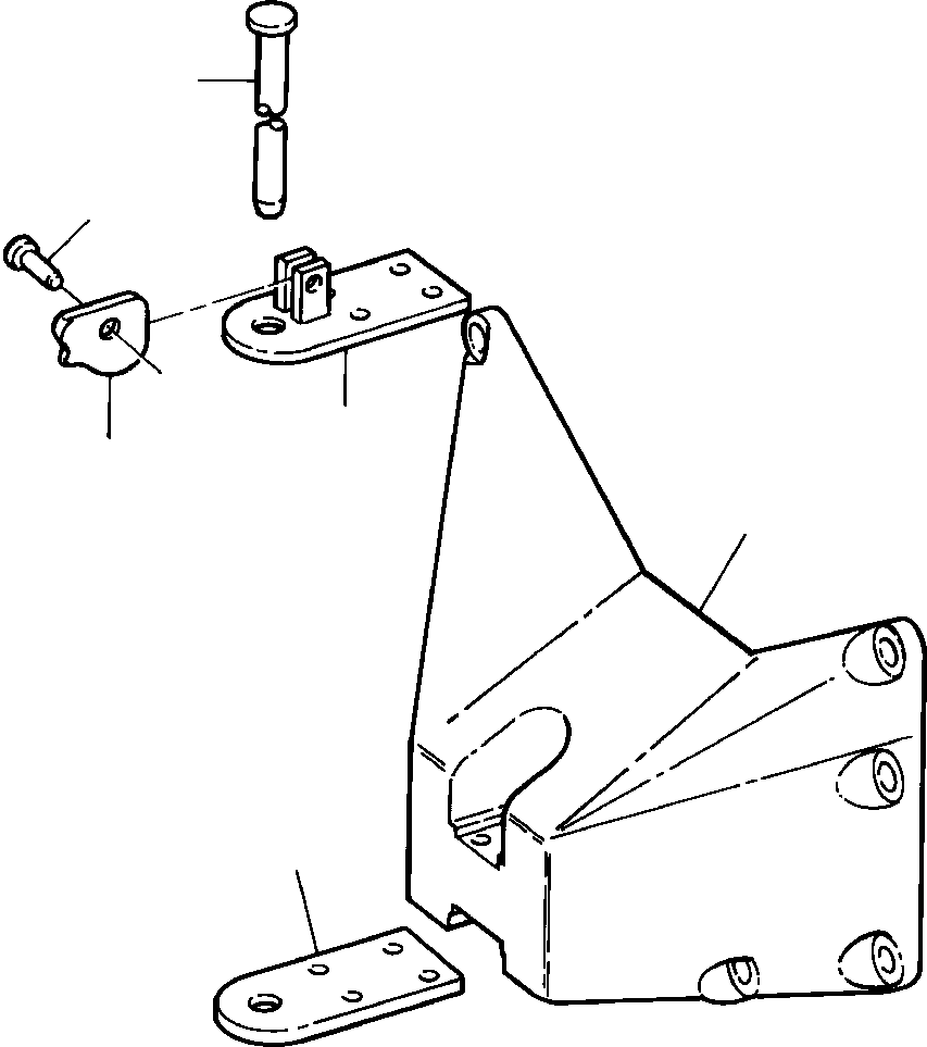 CLEVIS, DRAWBAR 612 715 C2 KOMATSU
