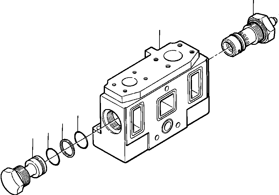 SECTION ASSEMBLY, INLET 634 040 C91 KOMATSU