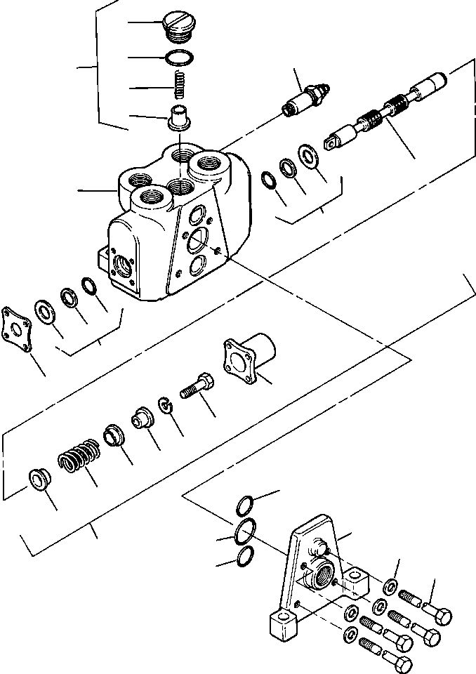 SECTION ASSEMBLY, VALVE 634 130 C93 KOMATSU