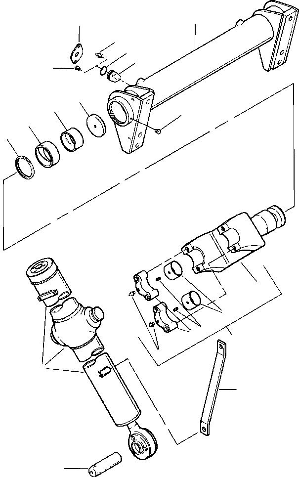 YOKE ASSEMBLY, LIFT 734 896 C91 KOMATSU