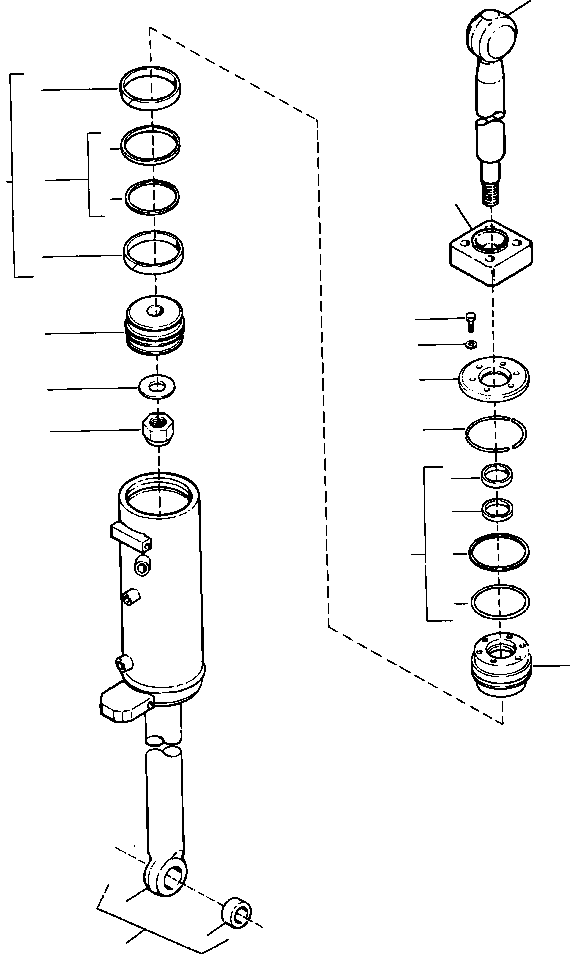 ROD, CYLINDER 666 191 C1 KOMATSU