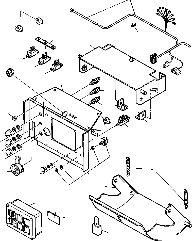 HARNESS, INSTRUMENT PANEL 739 861 C1 KOMATSU