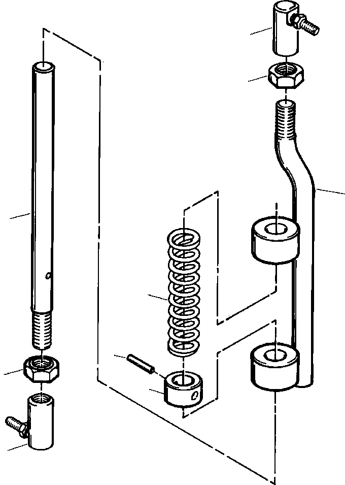 SPRING, ROD 743 119 C1 KOMATSU