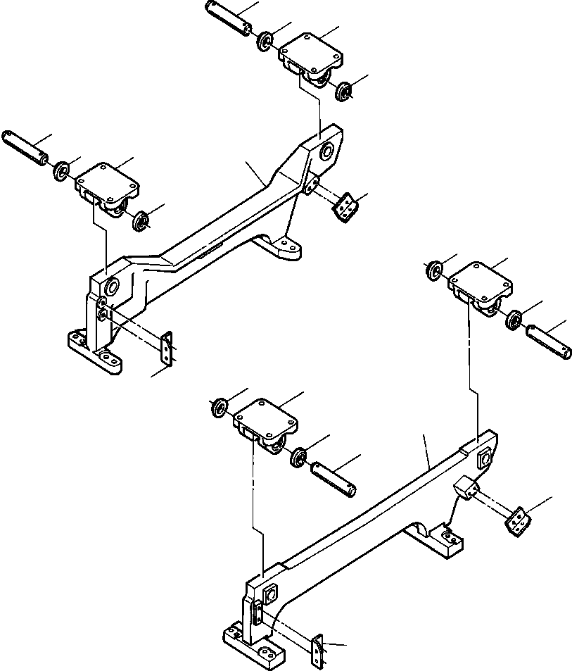 ANGLE, RIGHT FENDER MOUNTING 667 577 C1 KOMATSU