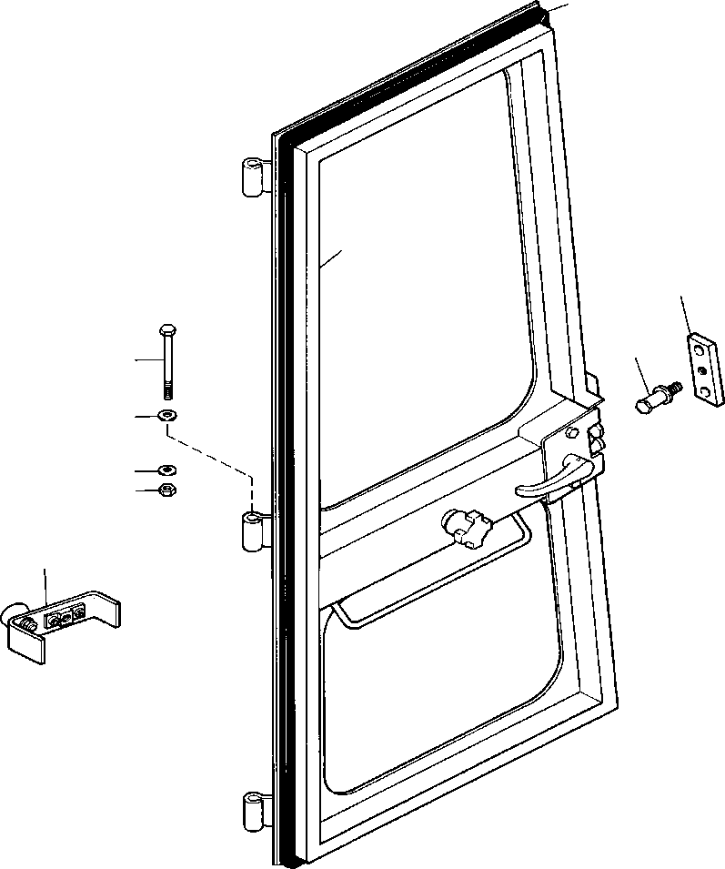 SEAL, DOOR (165.5 IN. LONG) (732 919 C1 ) KOMATSU