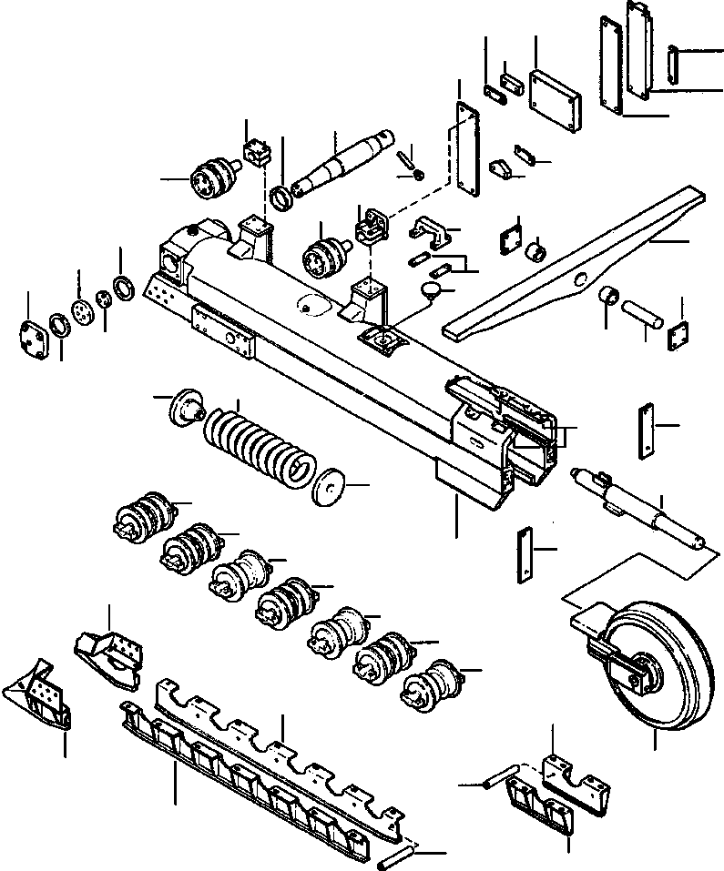 SHIELD, RIGHT ROLLER 739 461 C1 KOMATSU