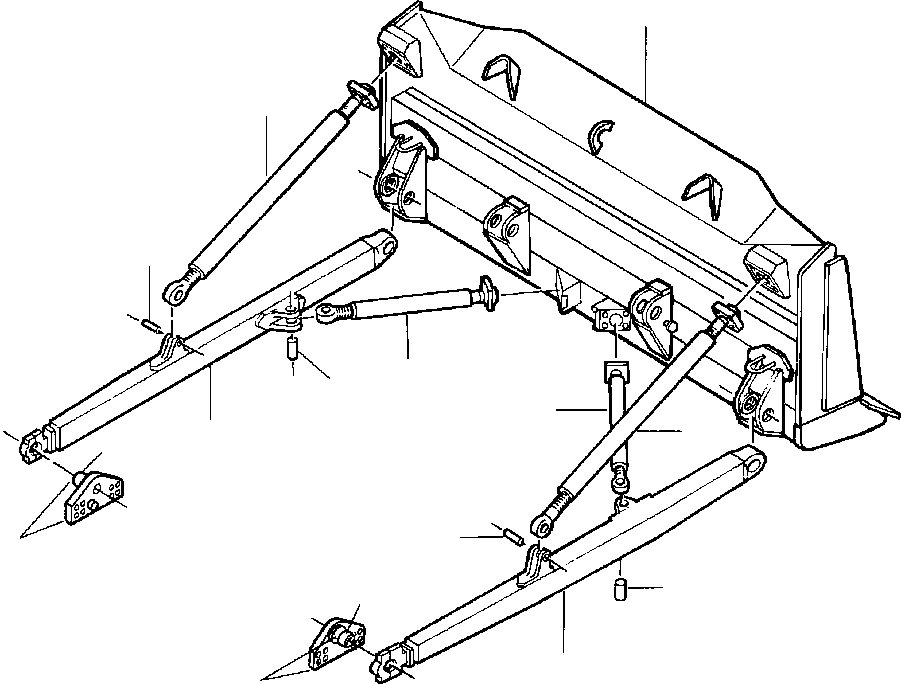 TRUNNION ASSEMBLY, C FRAME - RH 628 844 C2 KOMATSU