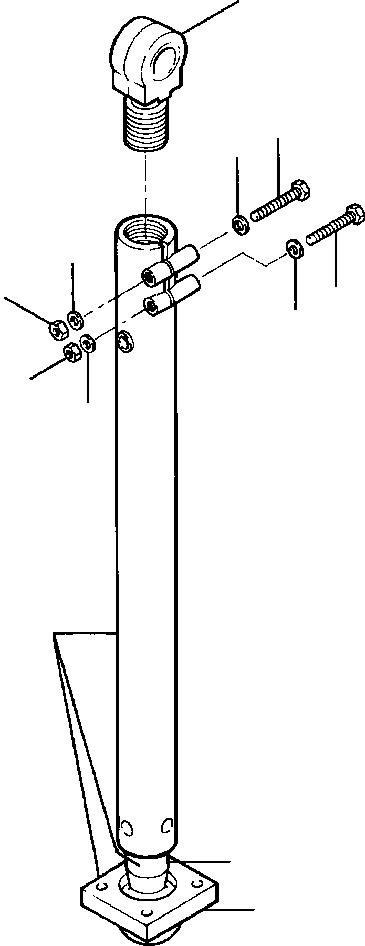 BODY ASSEMBLY, DIAGONAL STRUT 734 907 C1 KOMATSU