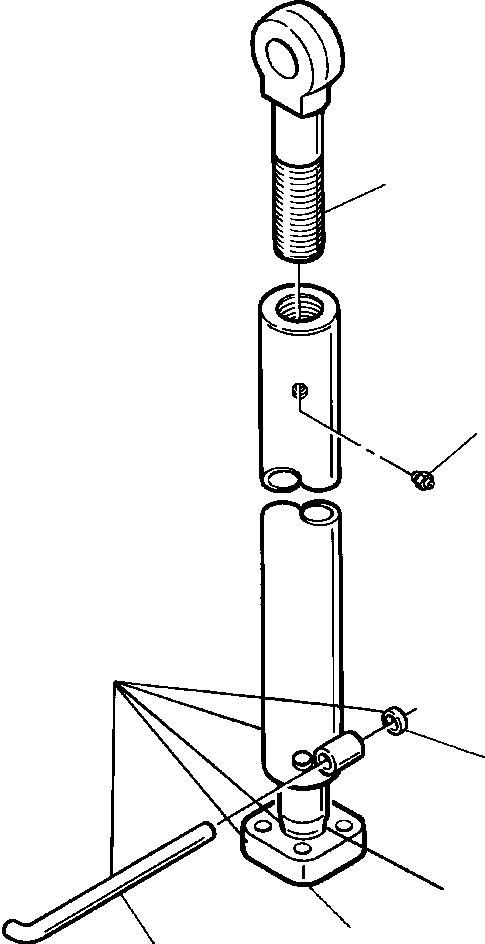 EYE BOLT, STRUT 628 853 C1 KOMATSU