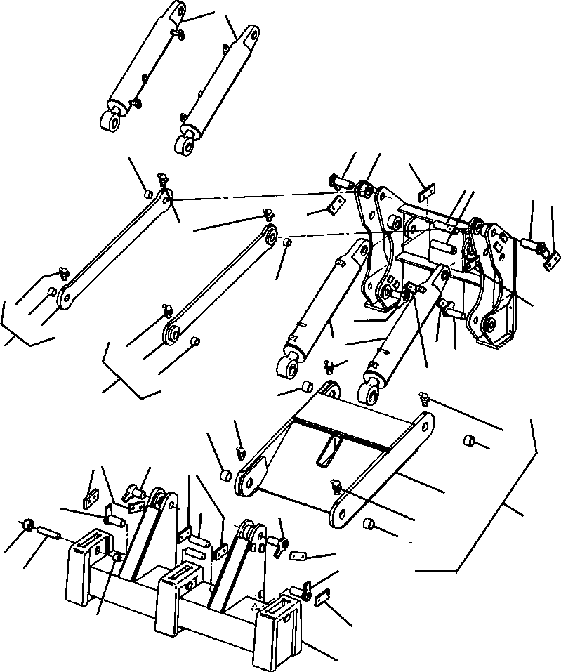 PIN, LIFT CYLINDER REAR 710 367 C1 KOMATSU