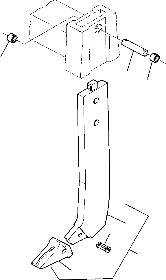 TUBE, LOCKING 710 368 C1 KOMATSU