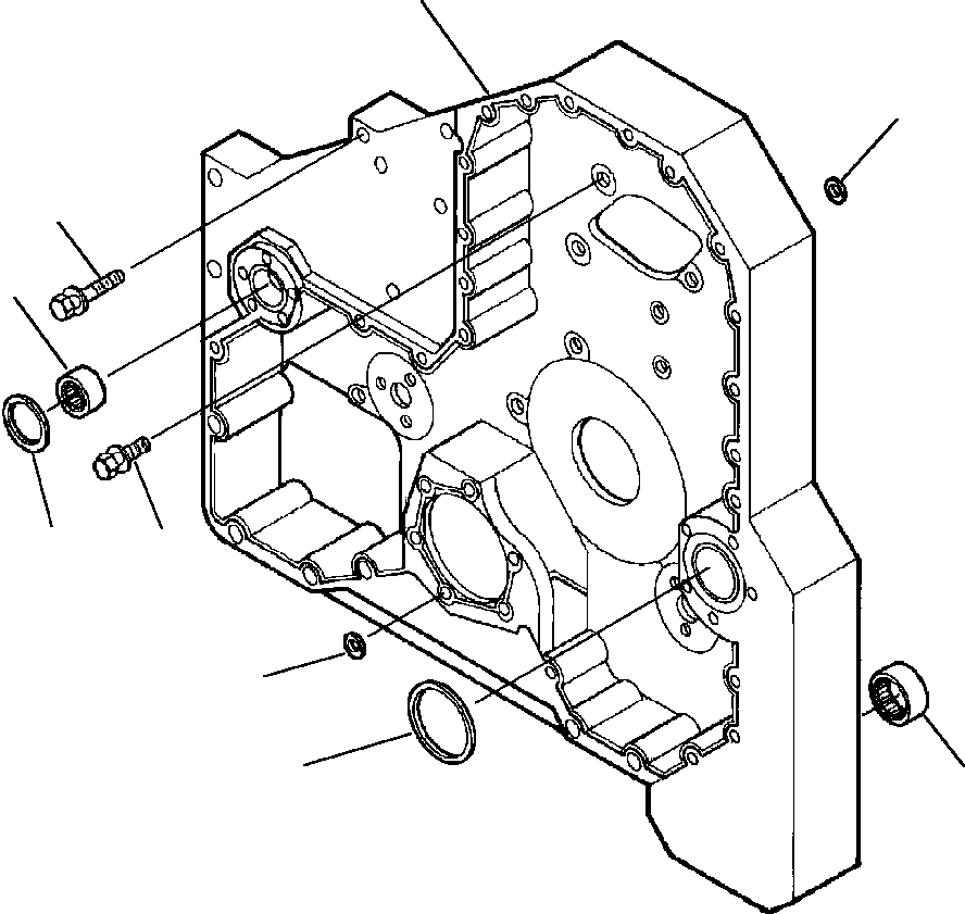 HOUSING, GEAR 1294 039 H91 KOMATSU