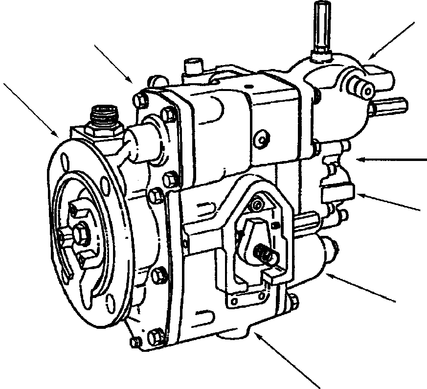 ASSEMBLY, FUEL PUMP 1306 754 H91 KOMATSU