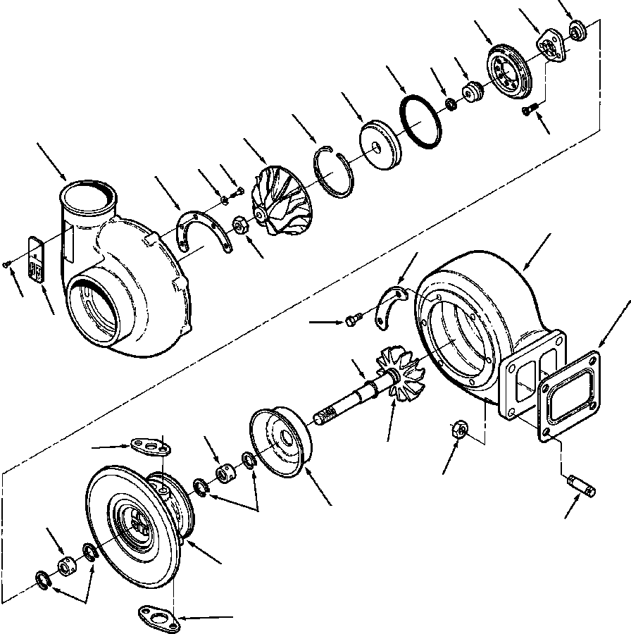 HOUSING, COMPRESSOR 1246 463 H1 KOMATSU