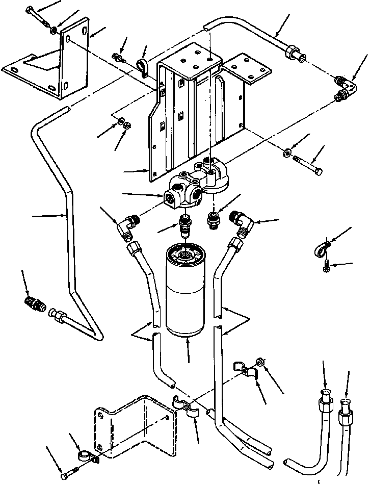 TUBE, LUBE OIL BYPASS 1246 366 H1 KOMATSU