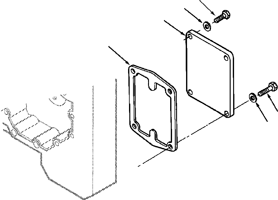 GASKET, HYDRAULIC PUMP 1246 236 H1 KOMATSU