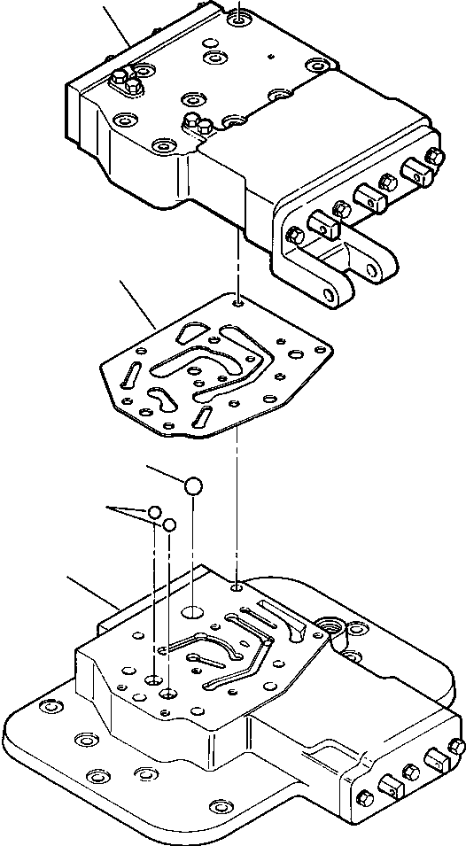 VALVE ASSEMBLY, TWO SPEED STEERING 742 988 C91 KOMATSU