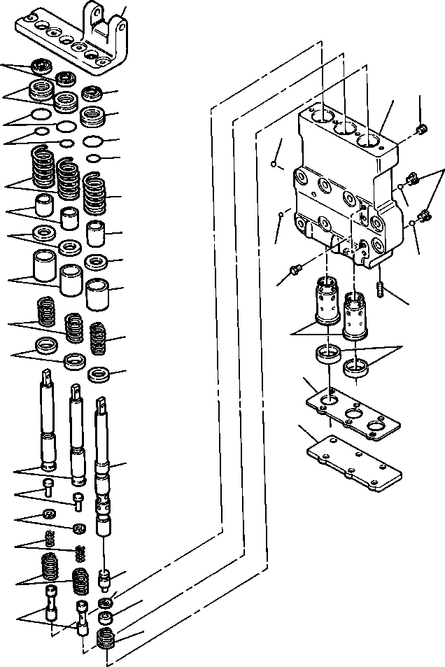 BRACKET, CASTED LEVER 662 473 C1 KOMATSU