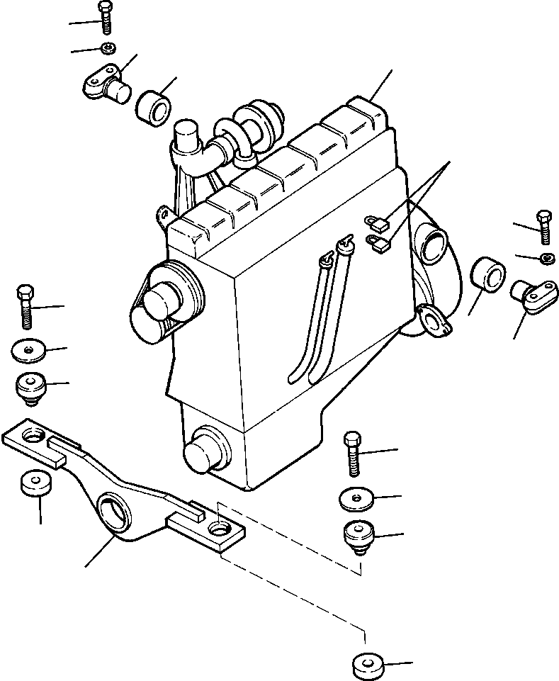 SHAFT, TRUNNION MOUNTING 657 350 C1 KOMATSU