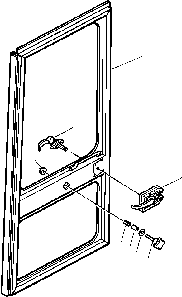 DOOR ASSEMBLY, LEFT 732 962 C91 KOMATSU