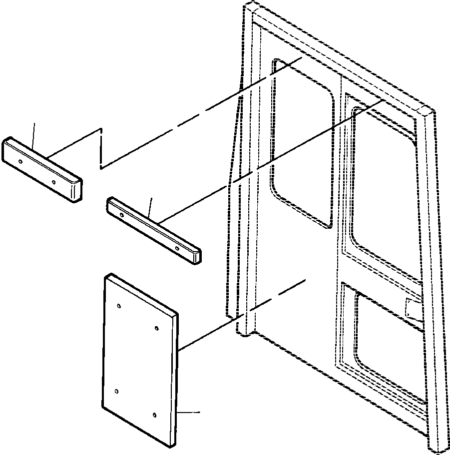 INSULATION, LOWER REAR 737 035 C1 KOMATSU