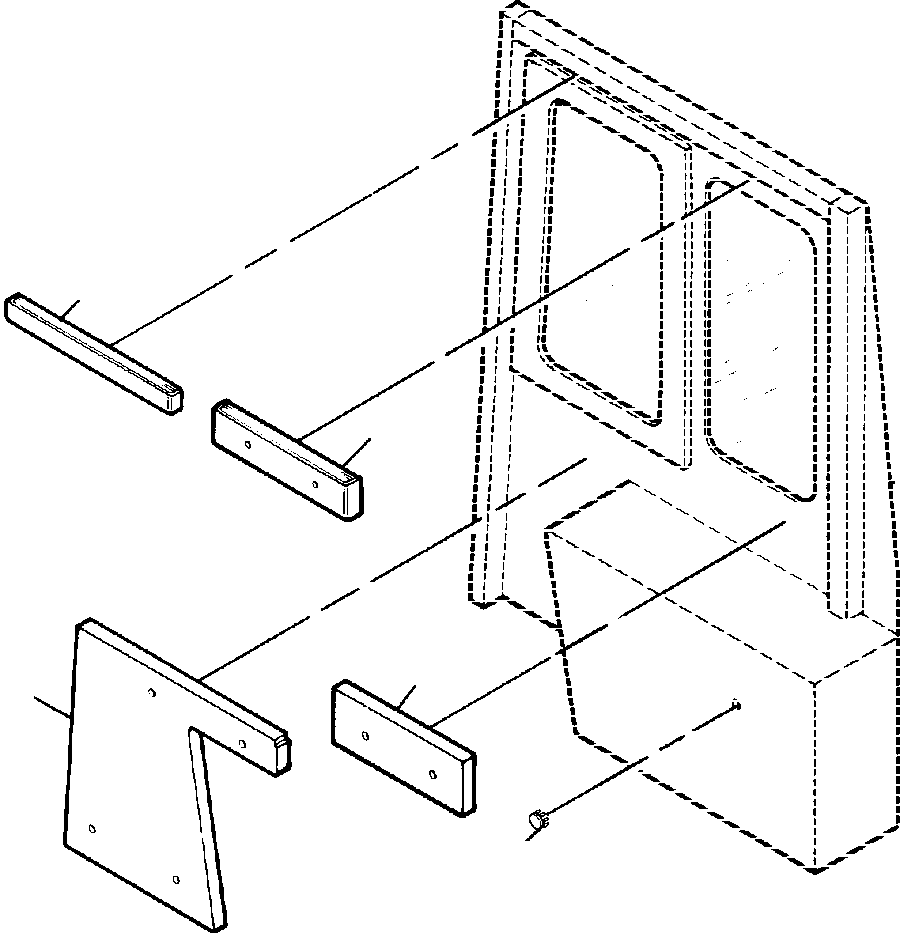INSULATION, LOWER REAR 737 006 C1 KOMATSU