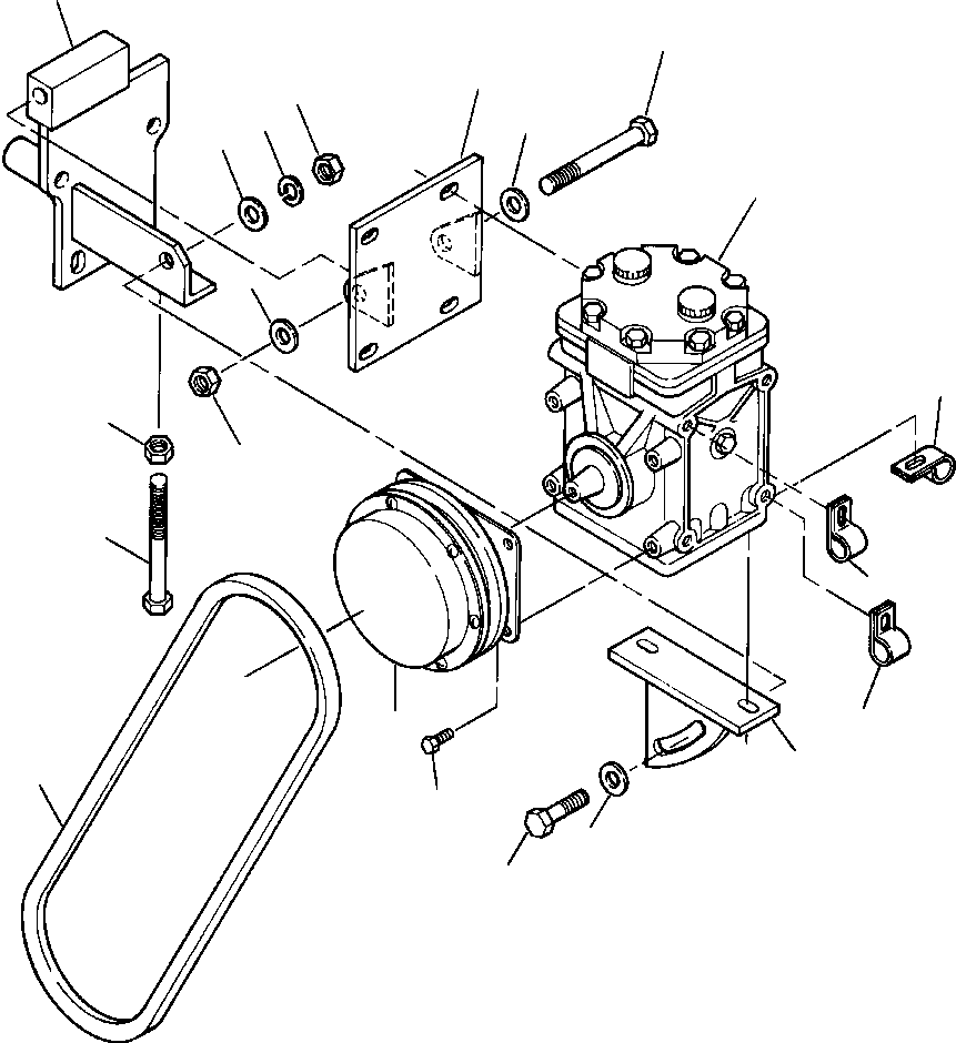 BRACKET, ADJUSTING 1214 009 H91 KOMATSU
