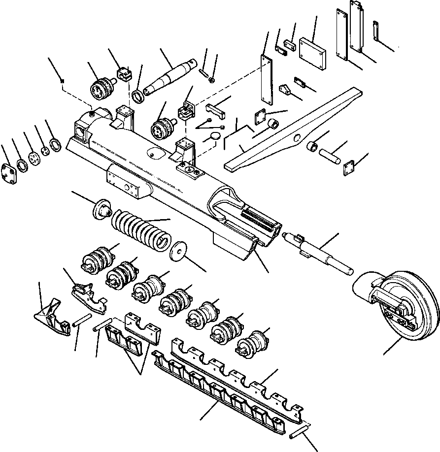 SHAFT, PIVOT 739 418 C1 KOMATSU
