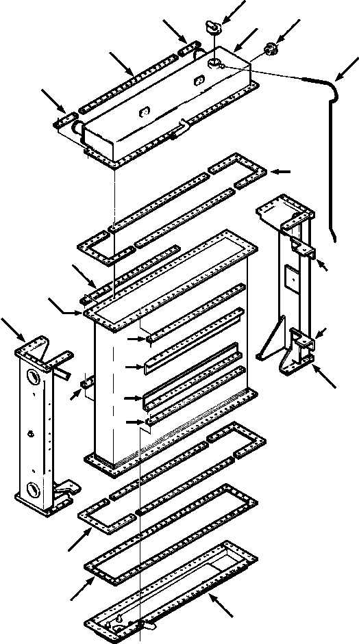 ARMORED CORE RADIATOR (1305 336 H91) KOMATSU