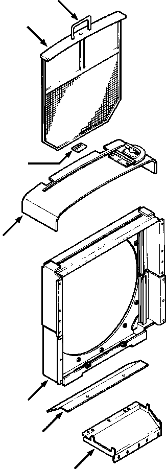 BAFFLE, SCREEN 706 210 C1 KOMATSU