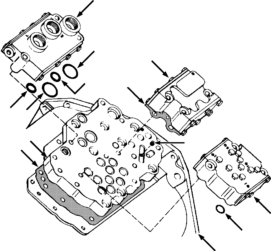 MANIFOLD, VALVE 715 078 C1 KOMATSU