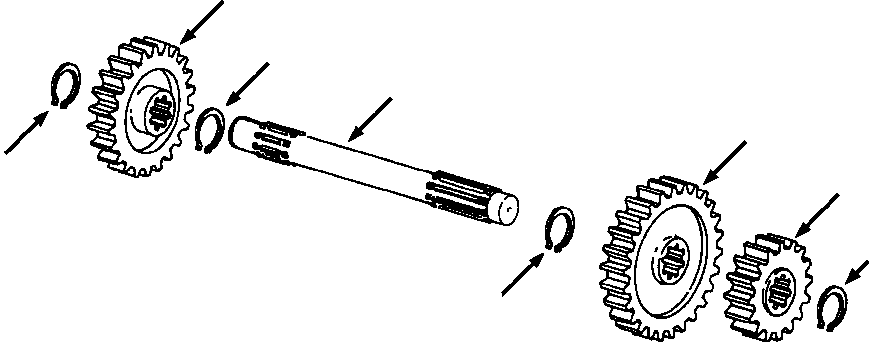 COUNTERSHAFT 709 686 C2 KOMATSU