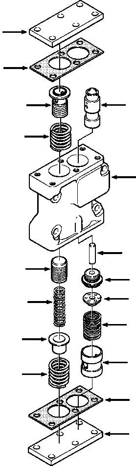 SPRING, SEQUENCE SPOOL 657 945 C1 KOMATSU