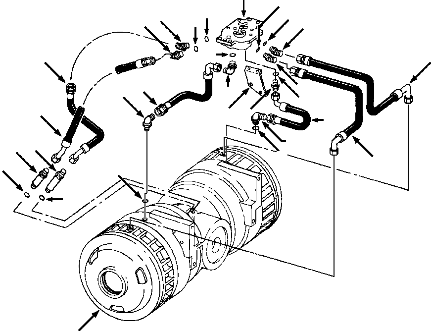 BRACKET, MANIFOLD 706 906 C1 KOMATSU