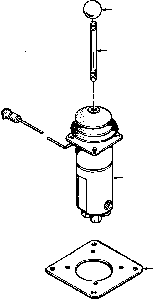 PLATE, VALVE MOUNTING 1280 174 H1 KOMATSU