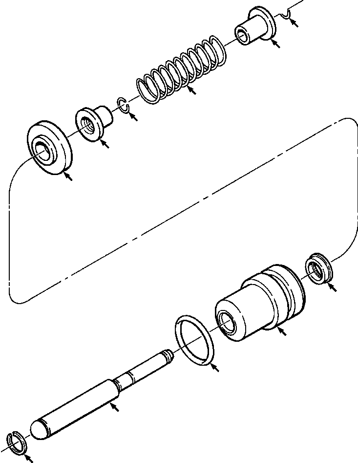 CAPSULE ASSEMBLY, PLUNGER 1305 953 H91 KOMATSU