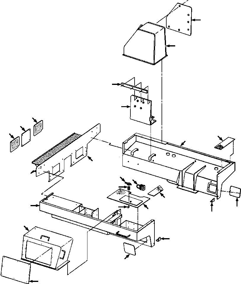 ANGLE, MOUNTING 716 403 C1 KOMATSU