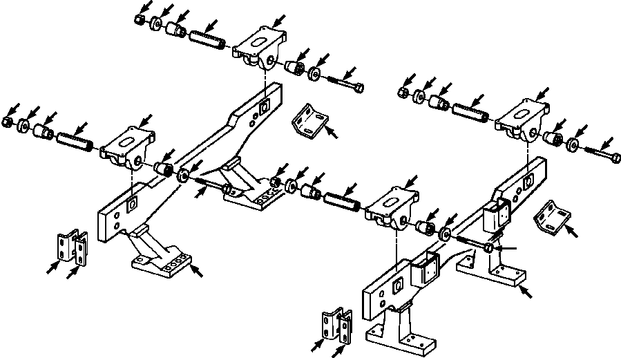 BRACKET, FENDER MOUNTING 748 802 C1 KOMATSU