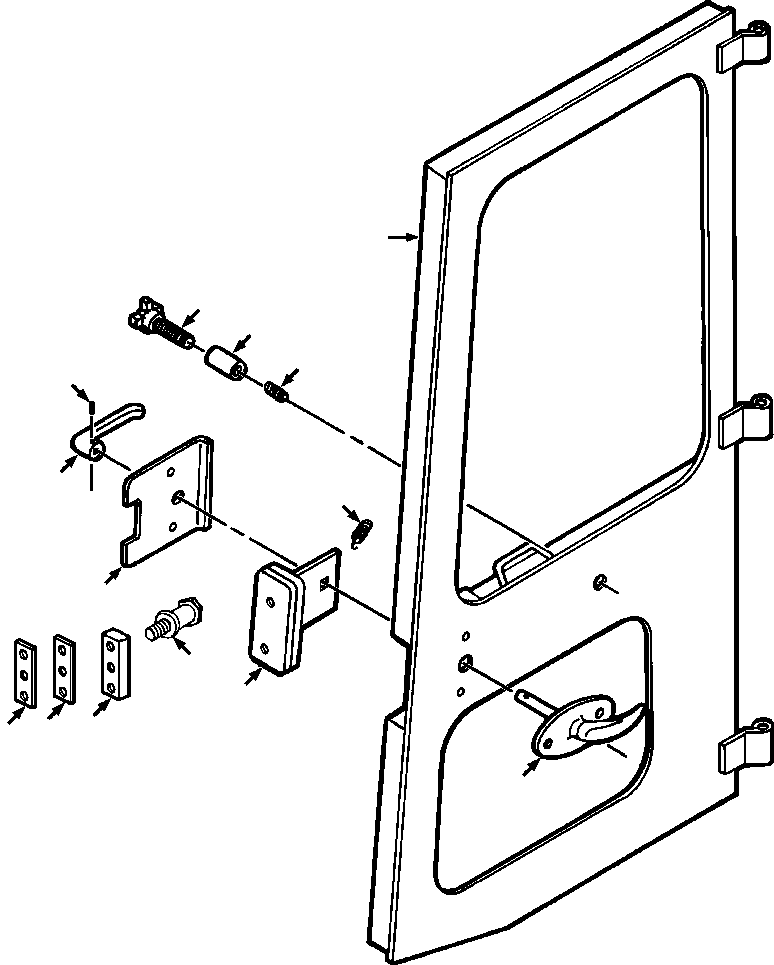 PLATE, STRIKER MOUNTING 743 739 C2 KOMATSU